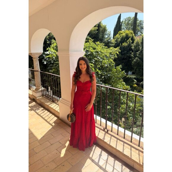 Nadine Merabi Miranda Red Dress XS NWT - Picture 9 of 14